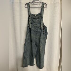 Easel Blue Denim OVERALLS